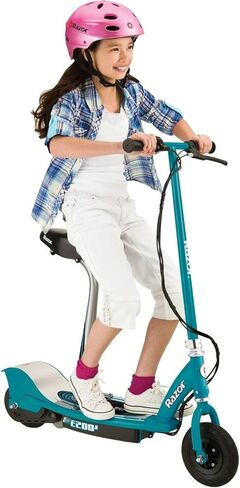 Razor E200S Electric Scooter for Kids Ages 13+ - 8" Pneumatic Tires, 200-Watt Motor, Up to 12 mph and 40 min of Ride Time, for Riders up to 154 lbs in Kuwait