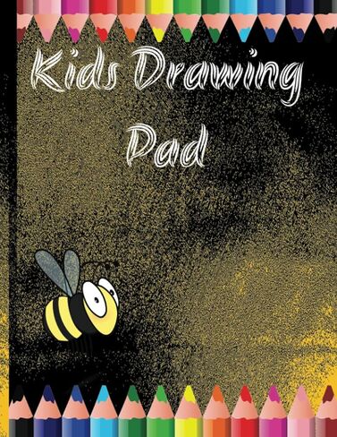 Kids Paper Drawing Pad A4 - White Blank Pages For Children's Drawing Practice - 110 pages for boys and girls in Saudi Arabia