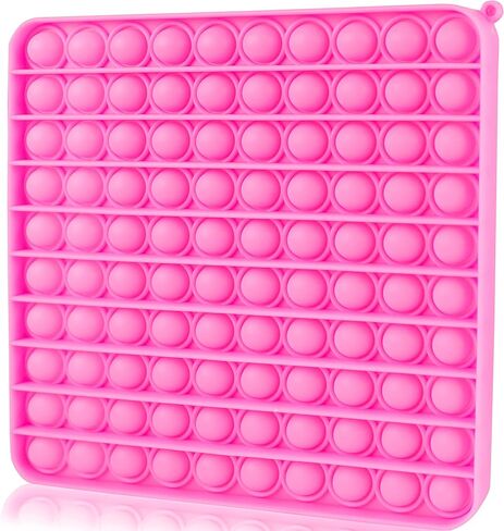 جينوفيجا لعبة عملاقة للاطفال والمراهقين، كبيرة الحجم 100 ضغطة حسية اوستيم لتخفيف التوتر واضطراب فرط الحركة ونقص الانتباه، جوائز لعبة بيناتا ستوفر سكوير بينك in Kuwait