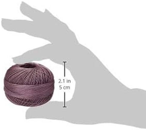 Handy Hands 210-Yard Lizbeth Cotton Thread, 25gm, Medium Antique Violet in Saudi Arabia