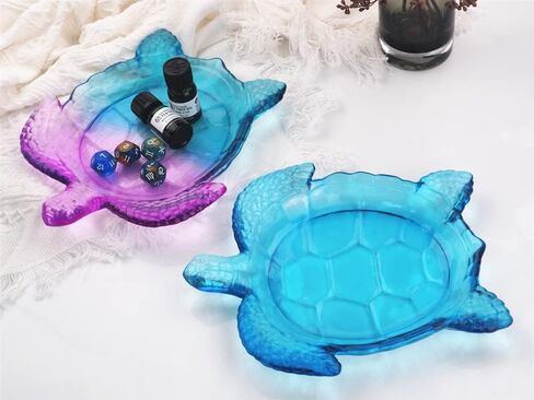 قالب راتنج على شكل سلحفاة بحر كبير من تيال، قالب من الراتنج الإيبوكسي على شكل سلحفاة من السيليكون، قالب من الراتنج لتزيين المنزل ولوازم الحفلات وغيرها in Kuwait