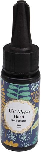إيبوكسي الأشعة فوق البنفسجية الراتنج واضح الصلب، ONGHSD الأشعة فوق البنفسجية مجوهرات الراتنج الغراء ضوء الشمس الأشعة فوق البنفسجية علاج الراتنج السائل الكريستال DIY / الأطفال الحرفية صنع المجوهرات قالب غير المدرجة (25 جرام / 0.88 أوقية) in Kuwait