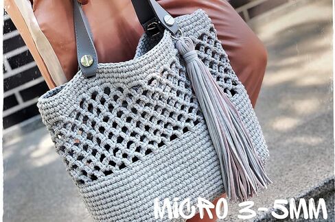 تي شيرت غزل كرة Fettuccini Zpagetti، 3-5 مم غزل التي شيرت لحياكة الكروشيه، قناع أربطة الأذن، غزل القطن العضوي، غزل مكرامية، غزل جيرسي - زيتوني in Kuwait