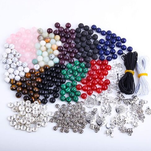 Colle Rhinestone Beads for Jewelry Making - 225pcs 10mm Pave Disco Ball Polymer Clay Rhinestones Round Charms Crystal Diamond Beads Bulk for Crafting Necklace Bracelet Earring DIY Decoration in Kuwait