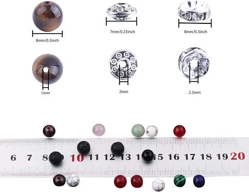Colle Rhinestone Beads for Jewelry Making - 225pcs 10mm Pave Disco Ball Polymer Clay Rhinestones Round Charms Crystal Diamond Beads Bulk for Crafting Necklace Bracelet Earring DIY Decoration in Kuwait