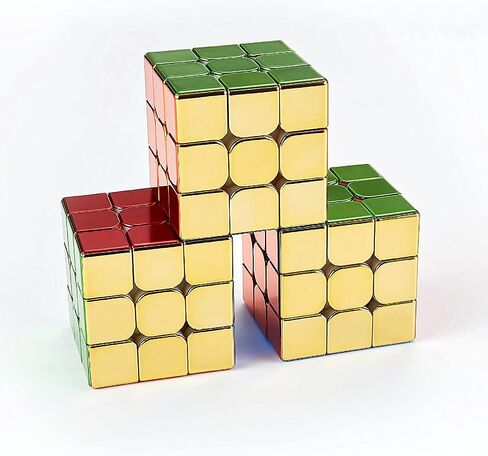 LiangCuber Cyclone Boys 2x2 Magnetic Speed Cube Stickerless Mirror Reflective Cube Shiny Cube Puzzle in Kuwait