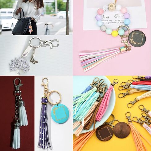 30pcs Swivel Snap Hooks Premium Metal Silver Lobster Claw Trigger Clasps for Lanyard Keychain Rings Bag Purse Tag Jewelry Making DIY Crafts Length 1.58inch(40mm) Inside Width 0.79inch(20mm) in Saudi Arabia