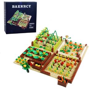 Farm Field Set Building Blocks Plant Animal Crops Building Bricks Kit DIY Building Set Compatible All Major Brands (#1)
