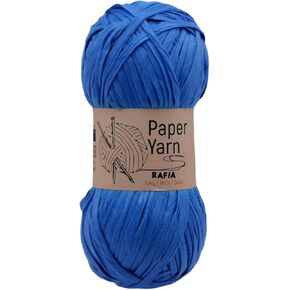 Paper Raffia Yarn 1 Strands Kraft Paper Yarn Raffia Yarn Soft Raffia Ribbon Yarn Polyester Yarn for Crocheting DIY Weaving - Total Length 170 m (180 yds 150 g) (Anthracite)