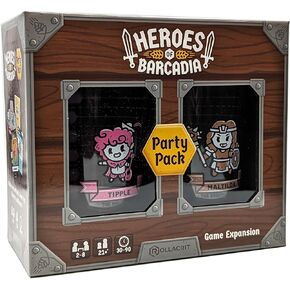 HEROES OF BARCADIA Party Pack Expansion: Add Two More Players to Your RPG Dungeon Exploration Drinking Games Night | New 1st Edition | A Party Games Board Games for Adults with DND Dice and Drinks! in Saudi Arabia