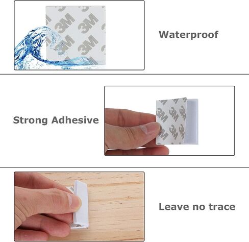 200 قطعة 3 متر مزدوج الطي شريط أبيض رغوي لاصق مربع التثبيت لاصق رغوة شريط حرفة مزدوجة الجانبين صناعة بطاقات 1.5 × 1.5 بوصة in Kuwait