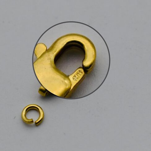 BCQLI 0.118 × 0.315 بوصة الذهب الأصفر جراد البحر مخلب المشبك سلسلة مجوهرات، قلادة سوار مشبك اتصال in Kuwait