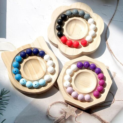 120pcs 12mm Black Silicone Beads Loose Beads for Making Jewelary Art Craft Keychain Bracelet (Black) in Kuwait