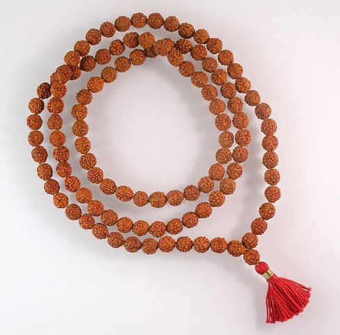 Rudraksha Japa Mala 108 + 1 خرز صلاة أفضل جودة in Saudi Arabia
