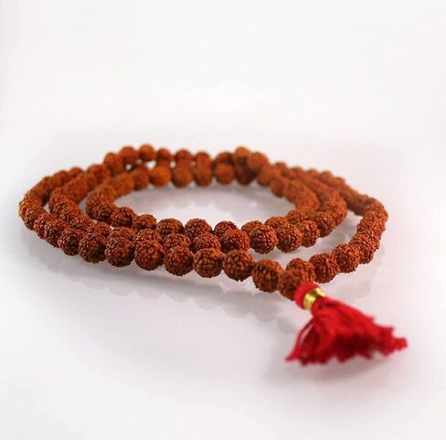 Rudraksha Japa Mala 108 + 1 خرز صلاة أفضل جودة in Saudi Arabia