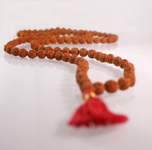Rudraksha Japa Mala 108 + 1 خرز صلاة أفضل جودة in Saudi Arabia