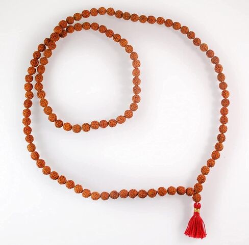 Rudraksha Japa Mala 108 + 1 خرز صلاة أفضل جودة in Saudi Arabia