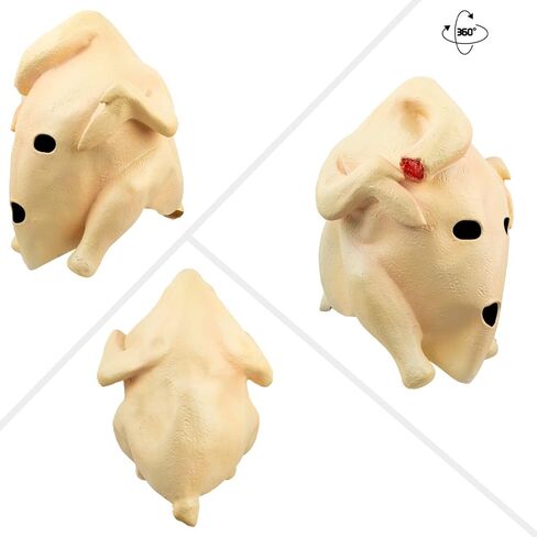 بارتي هوب قناع ديك رومي من فريندز، قناع واقعي لكامل الراس من اللاتكس لحفلات الهالوين وعيد الشكر in Kuwait