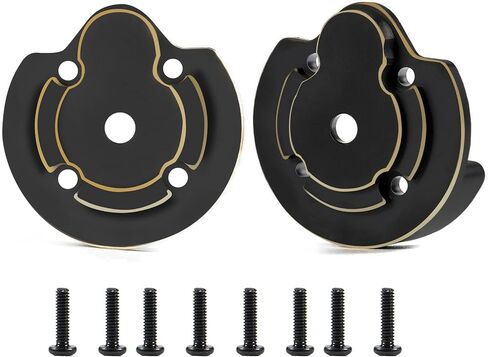 2pcs UTB18 Brass Axle Housing Covers Counter Weight for Axial RC Crawler 1/18 UTB18 Capra Unlimited Trail Buggy RTR Upgrade Part (2pcs UTB18 Brass Axle Housing Covers) in Saudi Arabia