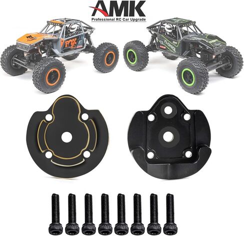 2pcs UTB18 Brass Axle Housing Covers Counter Weight for Axial RC Crawler 1/18 UTB18 Capra Unlimited Trail Buggy RTR Upgrade Part (2pcs UTB18 Brass Axle Housing Covers) in Saudi Arabia
