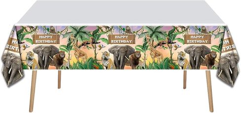 Jungle Animal Party Tableware, Wild Animal Party Decoration Supplies, Animal Theme Party Supplies in Saudi Arabia
