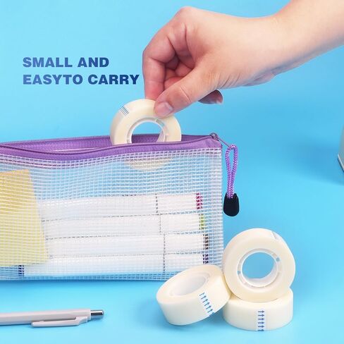 8 لفات من شريط NNY الشفاف لإعادة تعبئة الشريط غير المرئي وشريط شفاف لكل لفة مقاس 3/4 × 1000 بوصة للمكتب والمنزل والمدرسة in Kuwait