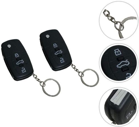 Toyvian 2pcs Hand Buzzer Prank Gag Toy Car Keychain الكهربائية صدمة المصافحة مضحك لعبة مزحة أبريل كذبة يوم خدعة الصدمات لعبة للحفلات in Kuwait