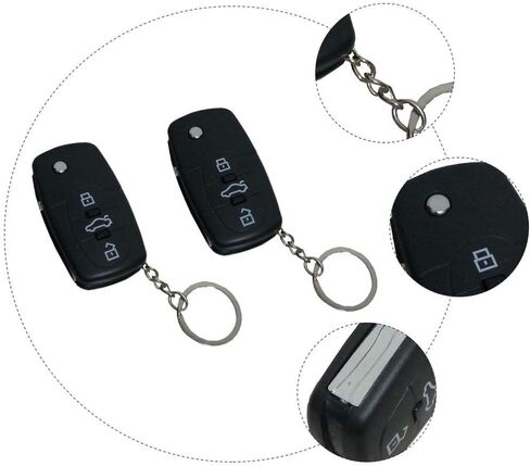 Toyvian 2pcs Hand Buzzer Prank Gag Toy Car Keychain الكهربائية صدمة المصافحة مضحك لعبة مزحة أبريل كذبة يوم خدعة الصدمات لعبة للحفلات in Kuwait