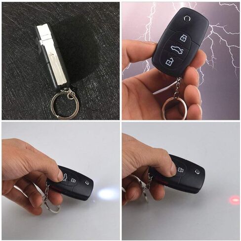 Toyvian 2pcs Hand Buzzer Prank Gag Toy Car Keychain الكهربائية صدمة المصافحة مضحك لعبة مزحة أبريل كذبة يوم خدعة الصدمات لعبة للحفلات in Kuwait