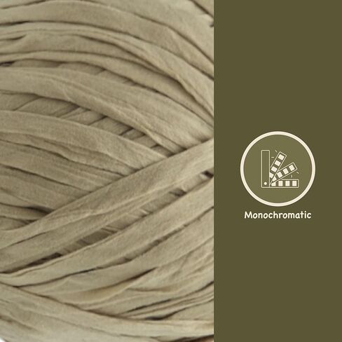 غزل الرافية الورقية 1 جديلة من غزل ورق الكرافت غزل الرافية الناعم شريط الرافية غزل البوليستر للحياكة اليدوية - الطول الإجمالي 170 م (180 ياردة 150 جم) (فوشيا) in Kuwait