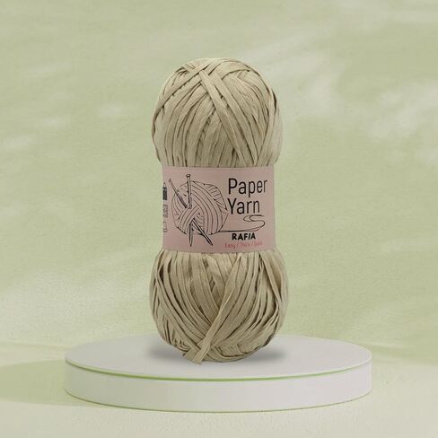 غزل الرافية الورقية 1 جديلة من غزل ورق الكرافت غزل الرافية الناعم شريط الرافية غزل البوليستر للحياكة اليدوية - الطول الإجمالي 170 م (180 ياردة 150 جم) (فوشيا) in Kuwait