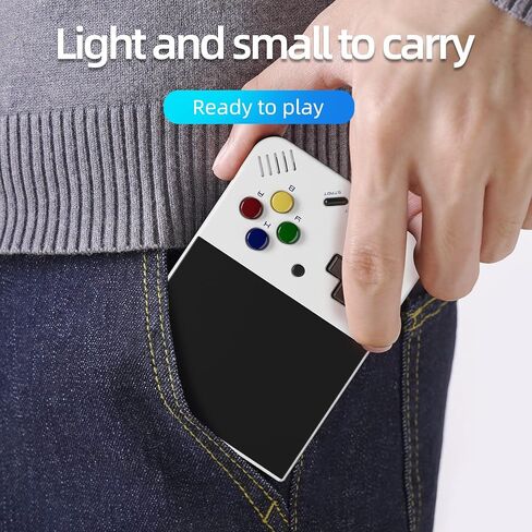وحدة تحكم ألعاب محمولة Miyoo Mini Plus مقاس 3.5 بوصة، لعبة محمولة باليد مثبتة مسبقًا أكثر من 8000 لعبة مع حقيبة تخزين، تدعم الألعاب السائدة in Kuwait