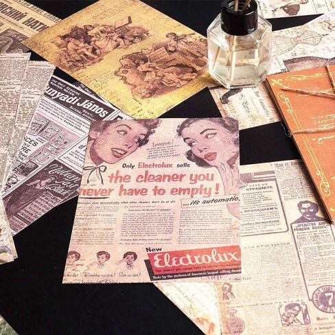 180 ورقة سجل القصاصات، مجموعات لوازم سجل القصاصات DIY خمر لمخطط مجلة Junk Journal Planner الجمالي ديكور غرفة الفن ألبوم إطارات الصور in Kuwait