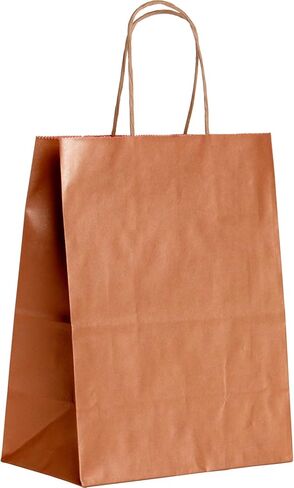 أكياس كرافت معاد تدويرها من جيليسون روبرتس، 12 قطعة، مقاس متوسط 20.32 سم × 26.67 سم × 12.06 سم، متوفرة في 20 لون، نحاسي معدني in Kuwait