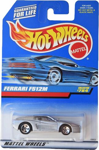 Hot Wheels Ferrari F512M, [Silver] #784 5 Spoke in Saudi Arabia