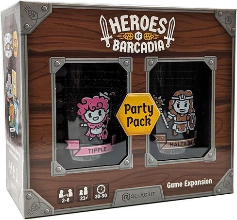 توسيع حزمة HEROES OF BARCADIA Party Pack: أضف لاعبين آخرين إلى ليلة ألعاب الشرب الخاصة باستكشاف الزنزانات RPG | الطبعة الأولى الجديدة | ألعاب لوحية للحفلات للبالغين مع نرد ومشروبات DND! in Saudi Arabia