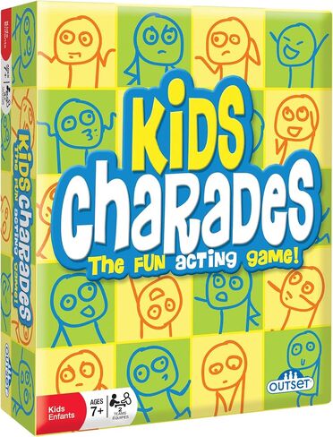Outset Media Outset Kids Charades - Children's Game - Family Game - Features 300 Charades - Develops Critical Thinking, Builds Imagination, and Supports Creativity - for 3 or More Players - Ages 8+ in Saudi Arabia