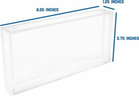 حافظة عرض بطاقات لعب مكونة من 3 طوابق - حافظة عرض بطاقات لعب اكريليك شفافة - حافظة عرض قوية من الاكريليك لبطاقات التجميع وبطاقات اللعب وبطاقات الالعاب in Kuwait