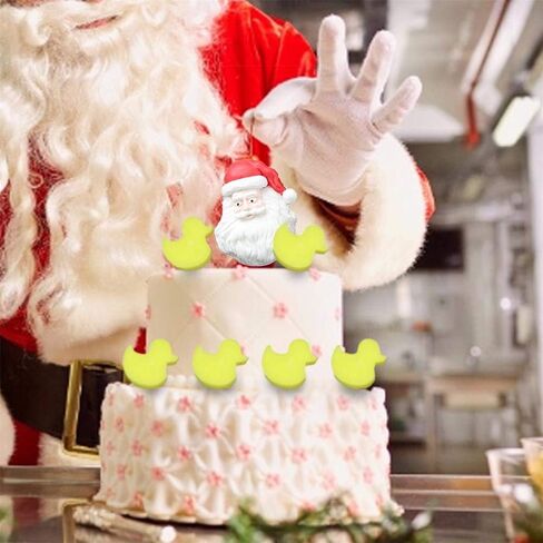 EchoDone Cute Duck Tube عمود من السيليكون الشموع المصنوعة من قوالب قوالب صناعة الصابون من السيليكون لتقديمها كصابون هدايا الكريسماس in Kuwait