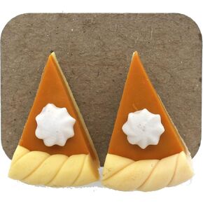 SAE99 عيد الهالوين عيد الشكر موسم الخريف فطيرة اليقطين بوليمر كلاي أقراط in Kuwait