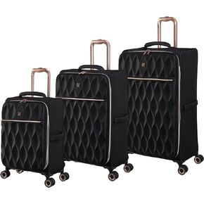 it luggage Enliven 3 Piece Softside 8 Wheel Expandable Spinner, Wistful Mauve, 3 Pc Set