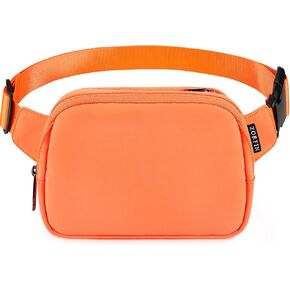 ZORFIN Belt Bag for Women Men Fashionable Crossbody Fanny Packs for Women with Adjustable Strap for Hiking Running Travel（Black）