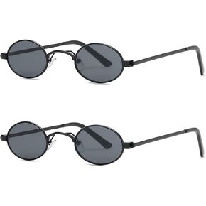 kimorn Sunglasses Small Round Metal Frame Oval Candy Colors Unisex Sun Glasses K0577
