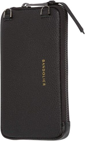 Bandolier Expanded Zip Pouch - Black/Gold - Phone Case & Strap Sold Separately in Kuwait