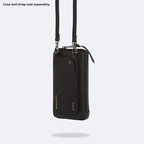 Bandolier Expanded Zip Pouch - Black/Gold - Phone Case & Strap Sold Separately in Kuwait