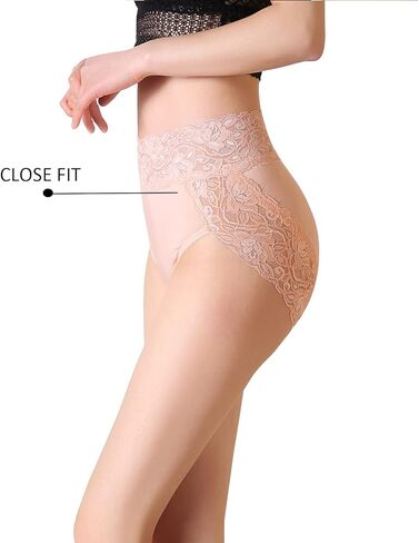 تشونغ النساء 3 حزمة الدانتيل ملخصات سراويل مرحبا قطع الخصر الأوسط الملابس الداخلية حجم كبير التغطية الخلفية الكاملة S-XXL الملابس الداخلية in Kuwait
