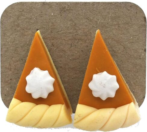 SAE99 عيد الهالوين عيد الشكر موسم الخريف فطيرة اليقطين بوليمر كلاي أقراط in Kuwait