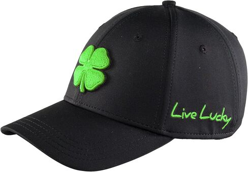 Black Clover Premium Clover 51 Flex Cap, Black/Lime, XXL in Saudi Arabia