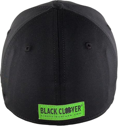 Black Clover Premium Clover 51 Flex Cap, Black/Lime, XXL in Saudi Arabia