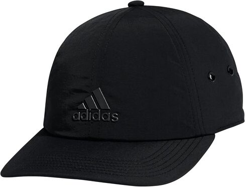 قبعة VMA للرجال من adidas ذات مقاس مريح وقابلة للتعديل بحافة منحنية طفيفة، أسود/رمادي غامق/رمادي كربوني، مقاس واحد in Kuwait